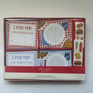 RooBee by Mara-Mi Picnic Valentine Exchange Kit  Cards, Envelopes &  Stickers
